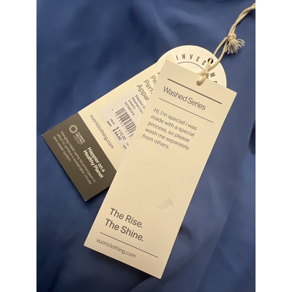 Vuori Women Washed Studio Legging Washed Cerulean Blue Medium NEW COLOR $94 new - Picture 2 of 2